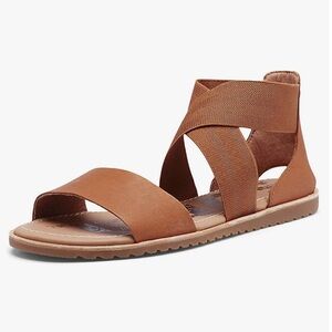 Sorel Women's Tan Ella Sandals | 10